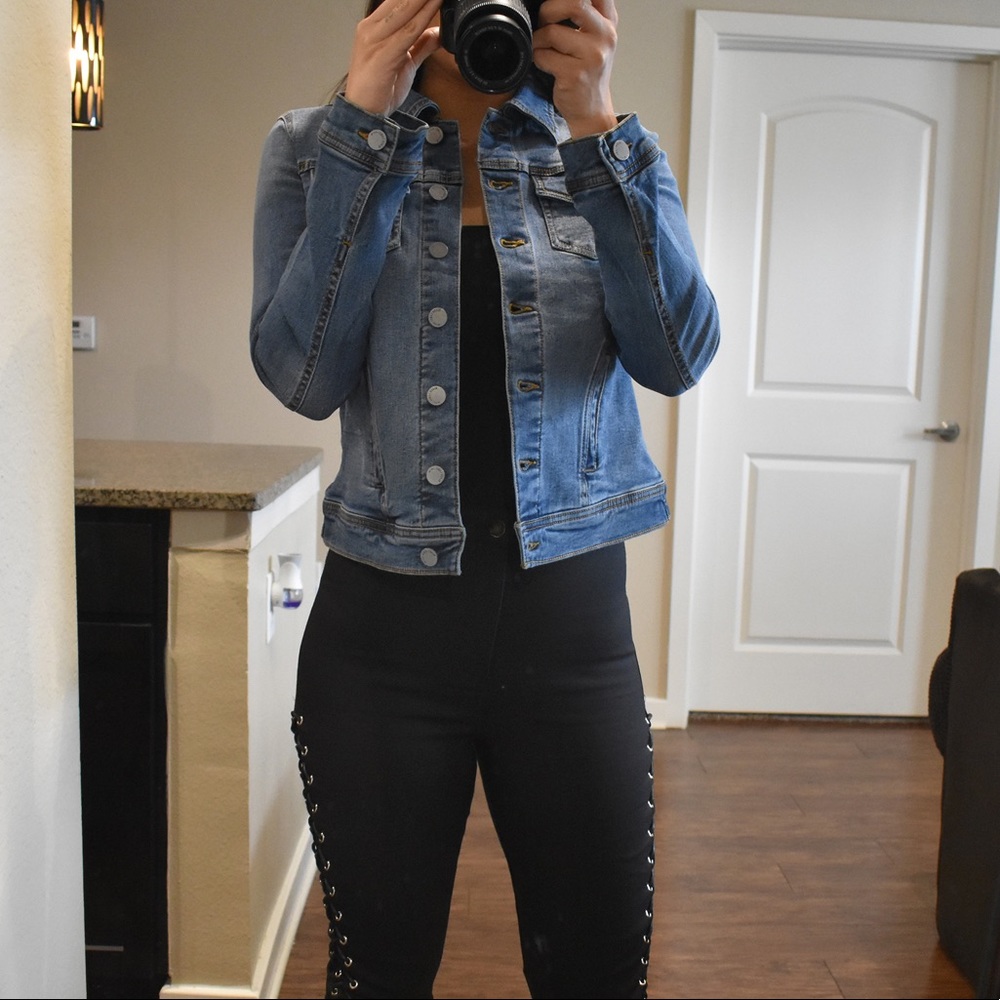 Blue Dream Slim Fit Denim Jacket - Picture 2 of 7